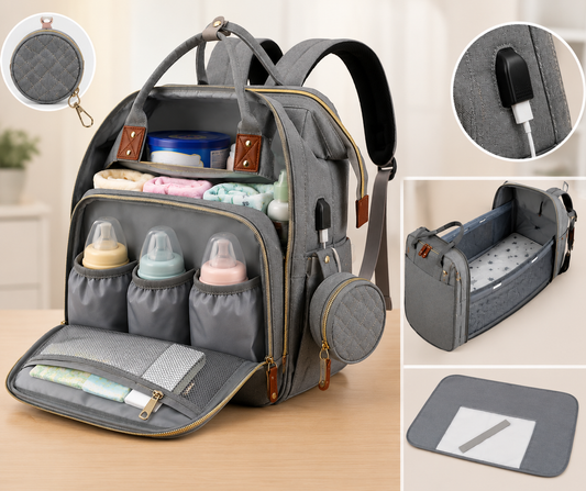 Bolso Pañalera De Bebé Usb + Obsequio
